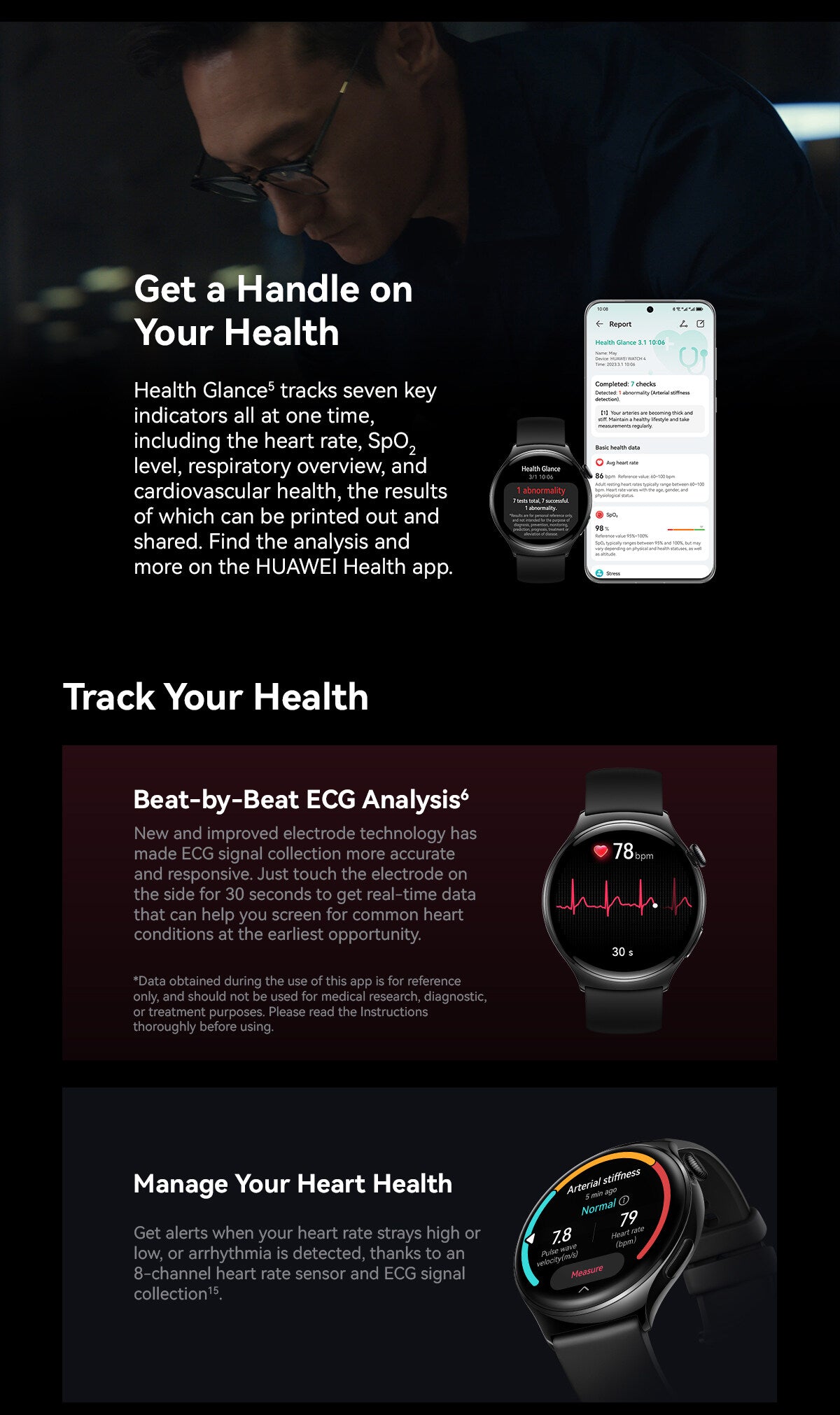 Huawei Watch 4 Health Tracking