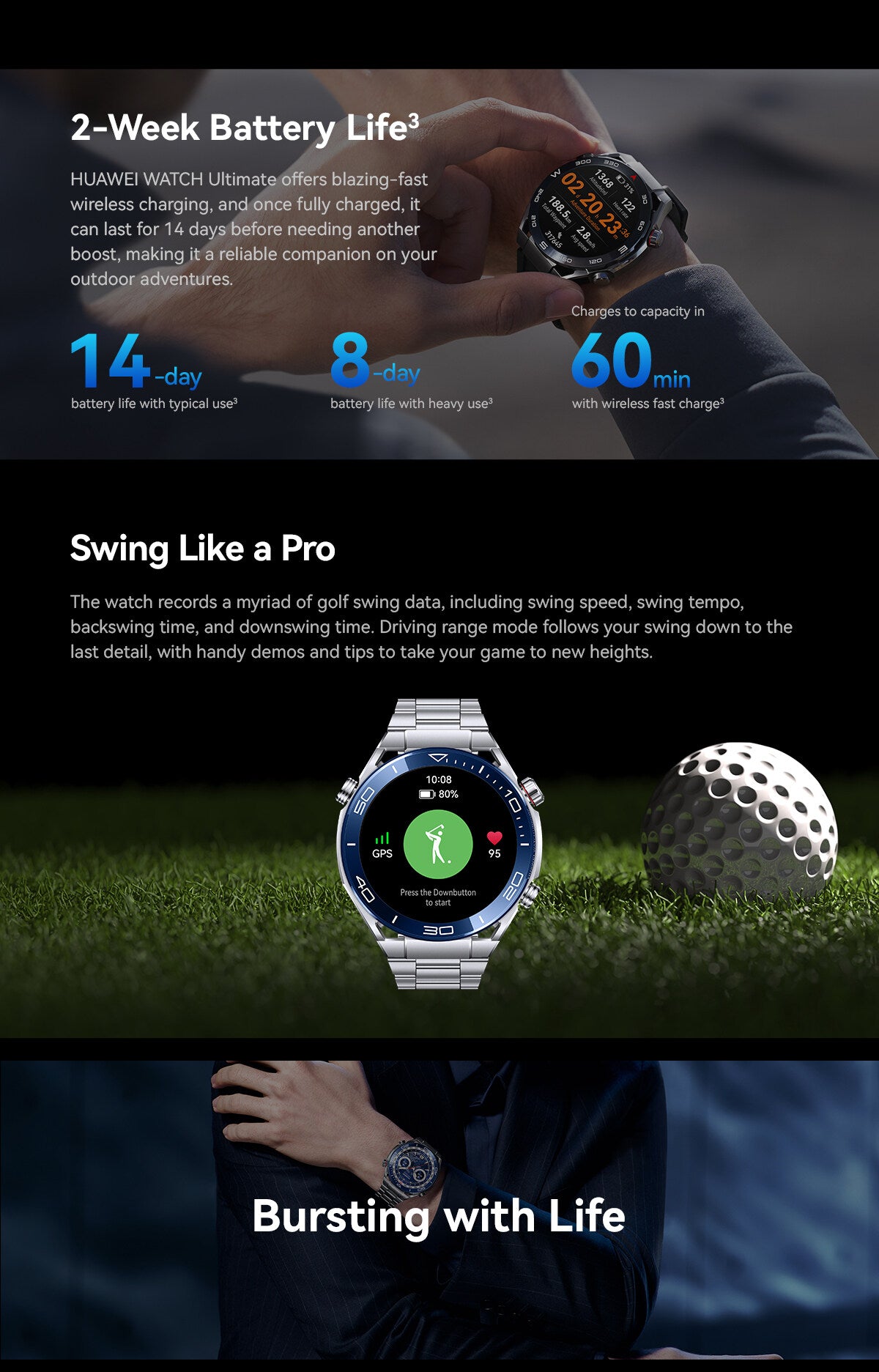 Huawei Watch Ultimate Battery