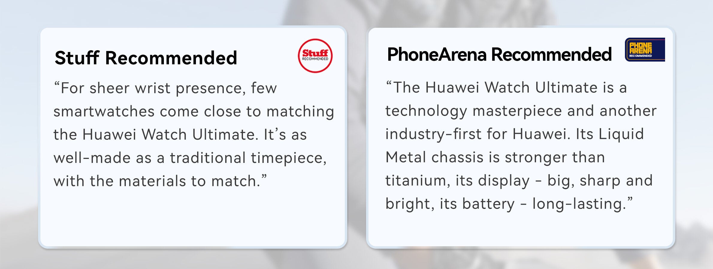 Huawei Watch Ultimate Reviews