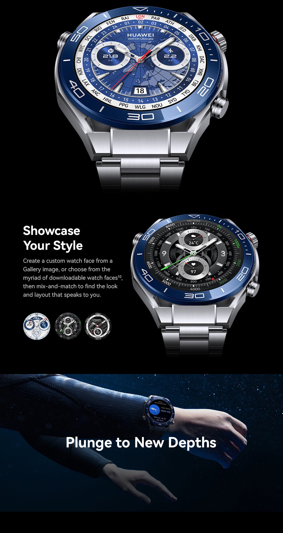 Huawei Watch Ultimate Styles