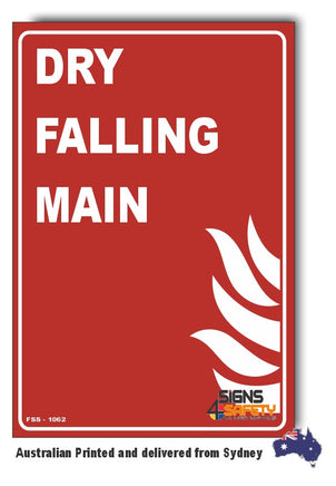 Dry Falling Main Sign