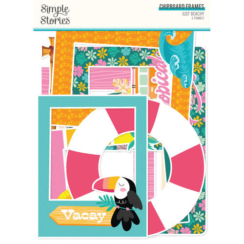 Simple Stories - Just Beachy - Chipboard Frames