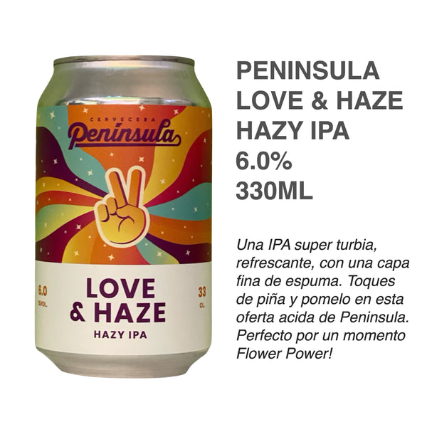 Peninsula - Love & Haze IPA - 8 Cervezas