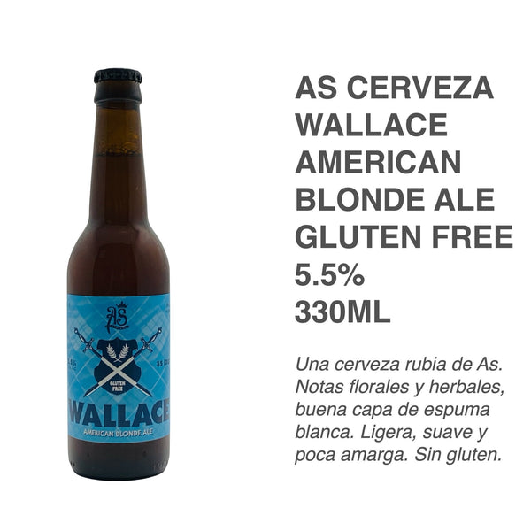 AS Cerveza - Wallace American Blonde Ale - 8 Cervezas