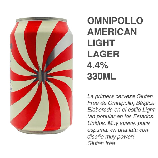 Omnipollo - American Light Lager Gluten Free - 8 Cervezas