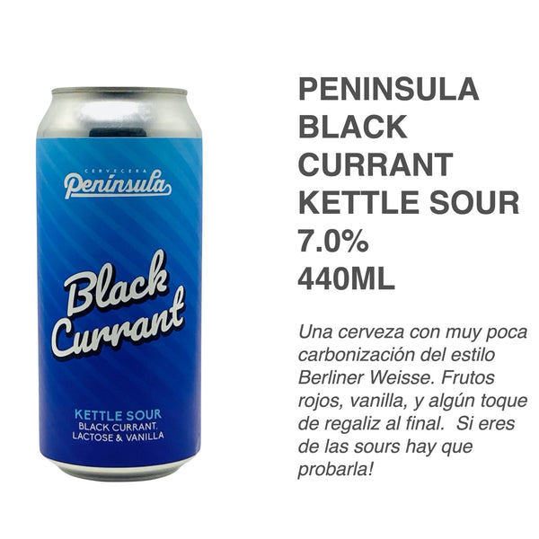 Peninsula - Black Currant Kettle Sour - 8 Cervezas