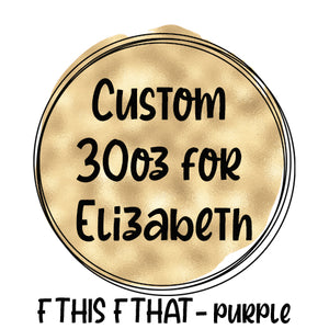 Custom Tumbler for Elizabeth
