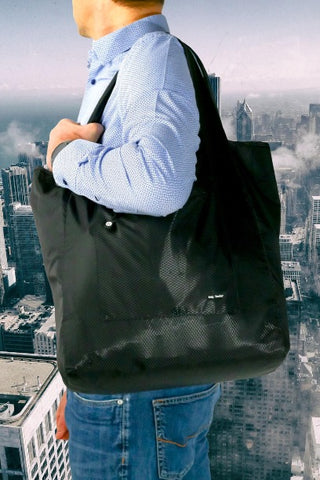 shopping bag for men reusable foldable heavy-duty