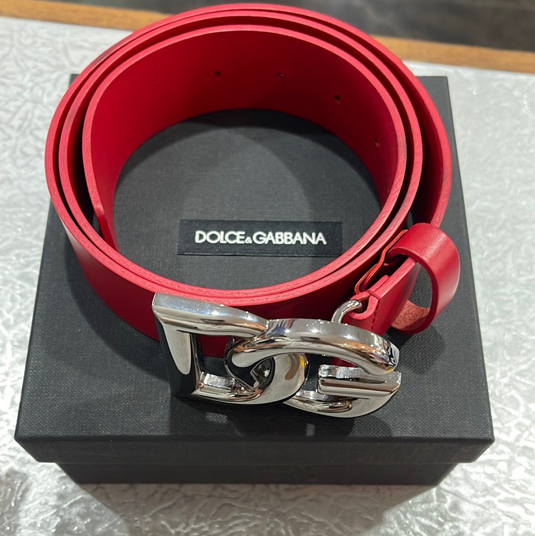Dolce & Gabbana Red belt – The Wicker Bee