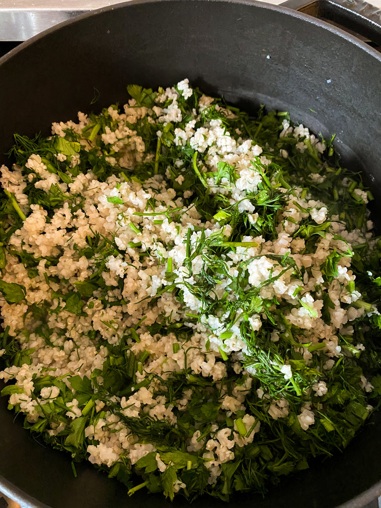 Fluffy Cilantro Rice