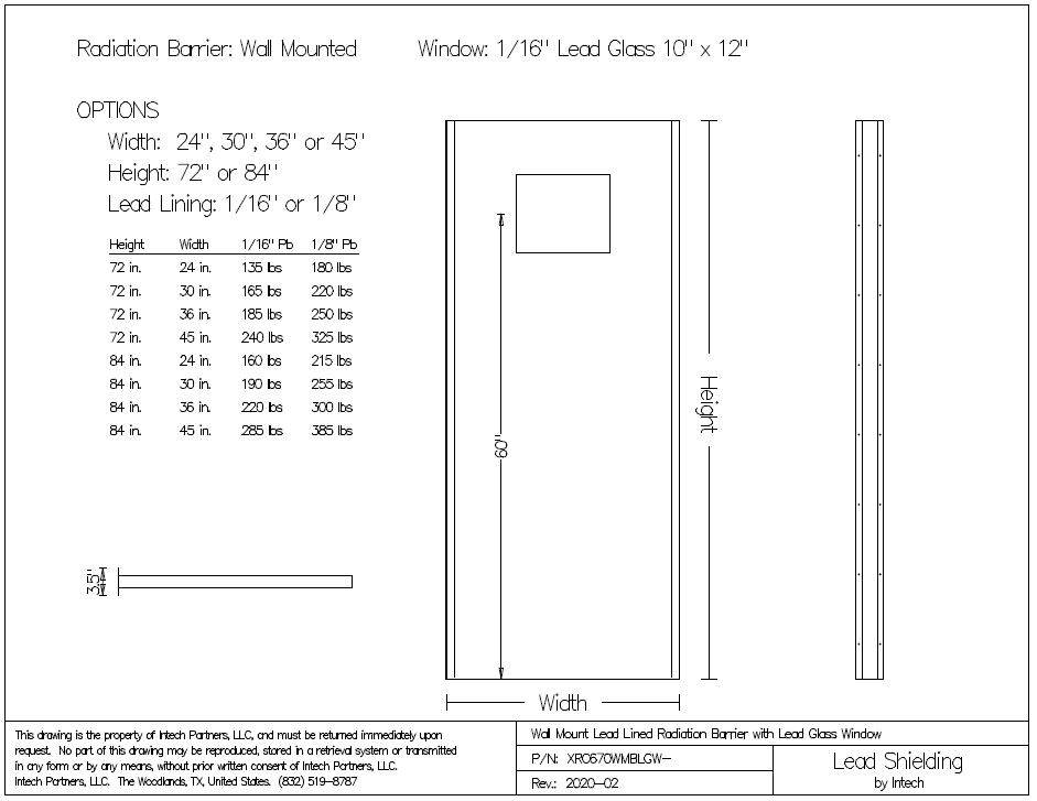 Lead Glass Windows – Lead Shielding