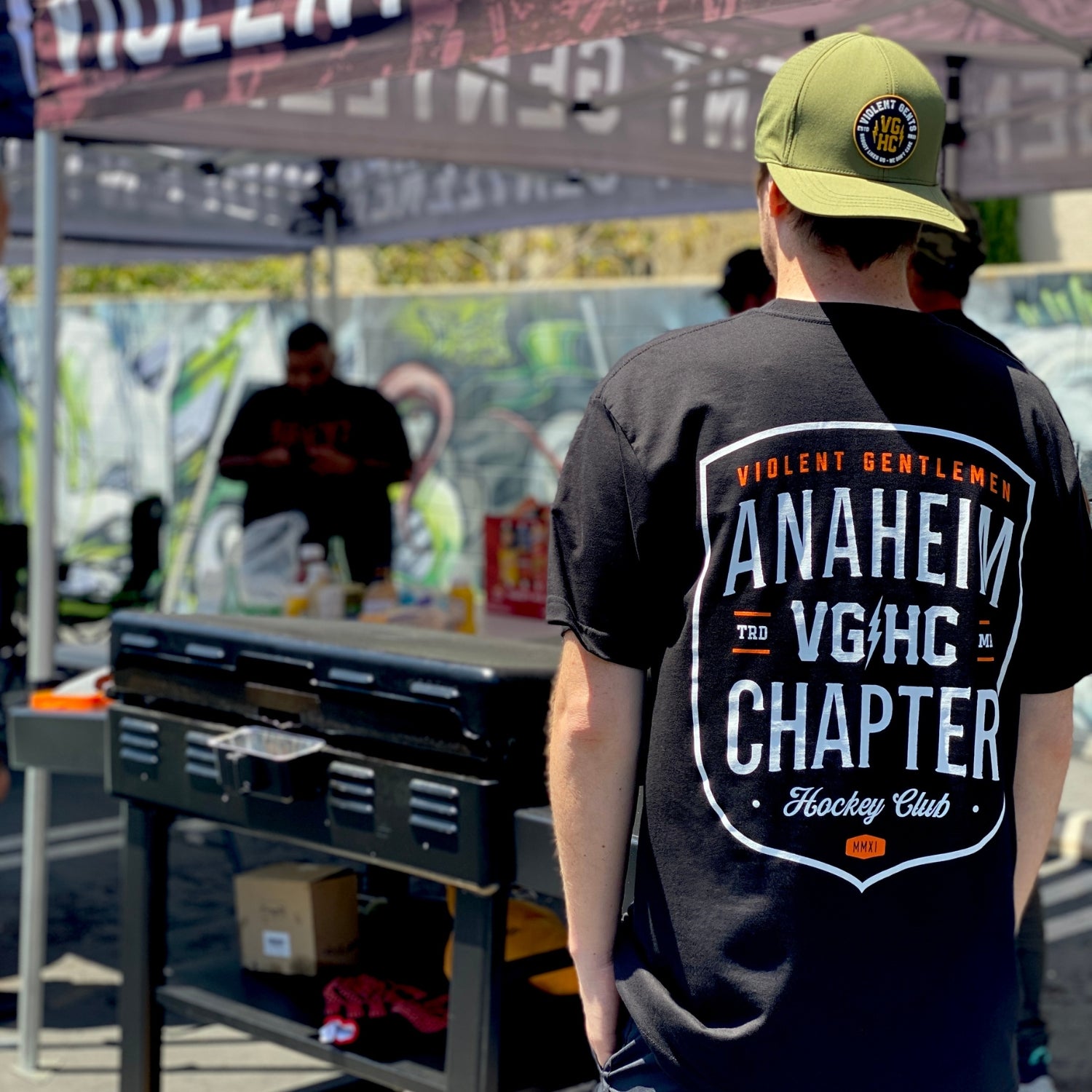 Violent Gentlemen Hockey Clothing Company announces their Free Burger Friday kick offs on June 2nd in Costa Mesa, California. Text your buds and start planning some trips down to VG HQ! In the meantime, take a look at these snapshots from previous FBFs. 
