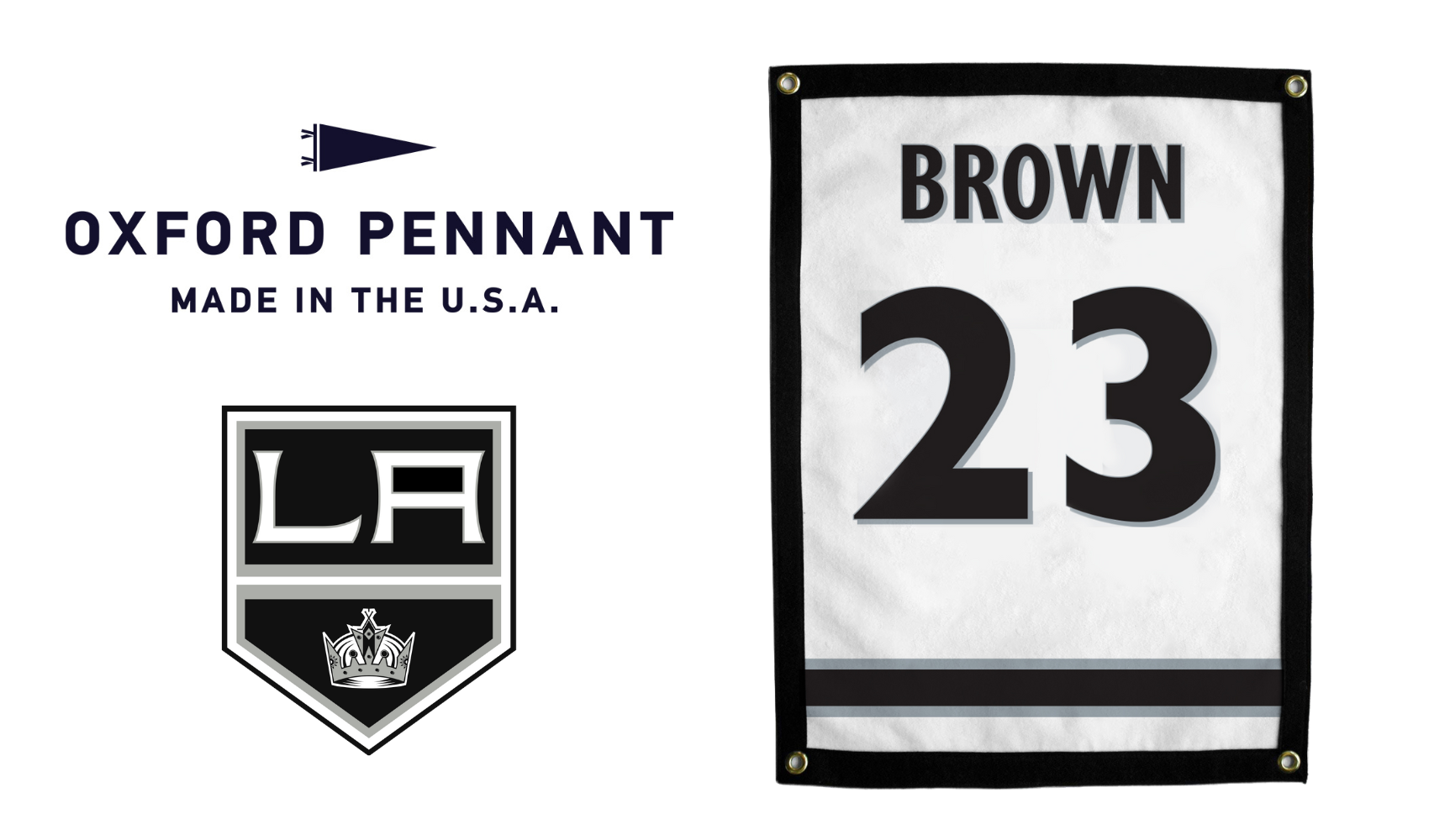 2023 Los Angeles Kings Dustin Brown Retirement Ceremony Jersey Patch  Forever A King