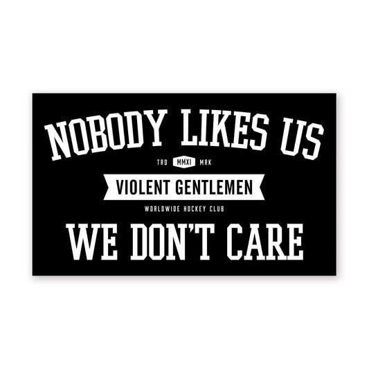 Nobody Likes Us Sticker - Black - Accessories - Lifetipsforbetterliving