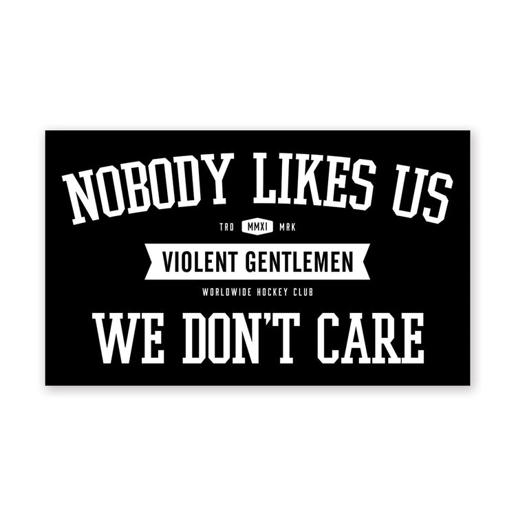 Nobody Likes Us Sticker - Black - Accessories - Lifetipsforbetterliving