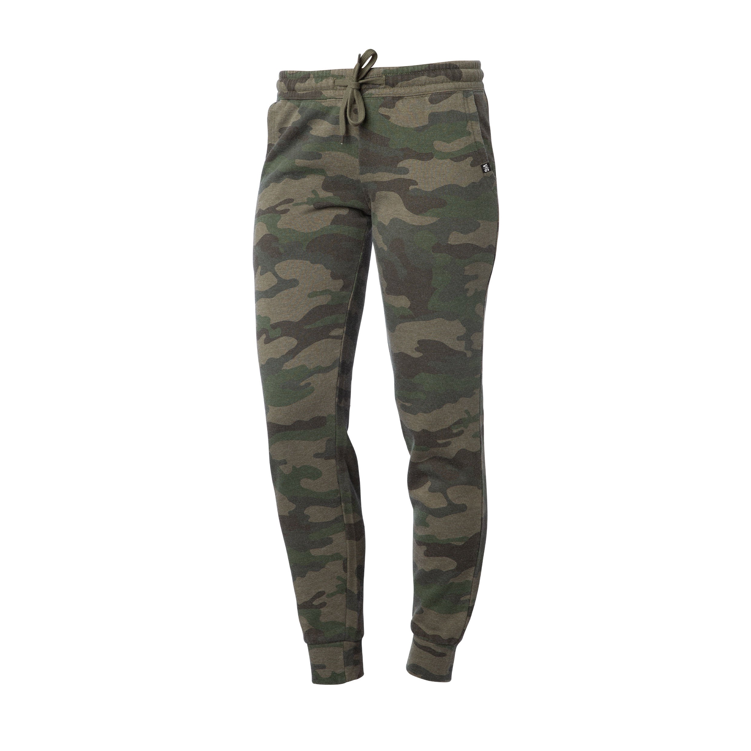 camo track pants womens