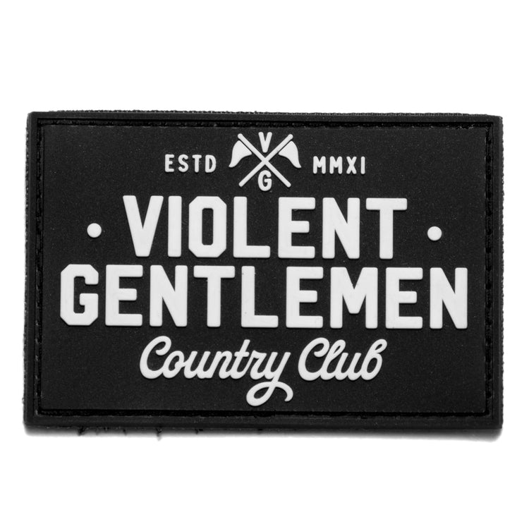 Country Club PVC Velcro Patch -  - Accessories - Lifetipsforbetterliving