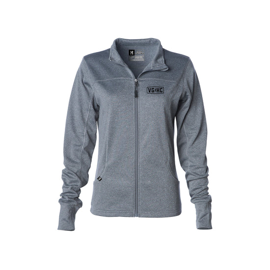 Gunmetal Heather Stealth Womens Poly-Tech Jacket | Violent Gentlemen