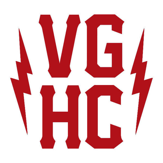 VGHC Stacked Die Cut Sticker - Red - Accessories - Lifetipsforbetterliving
