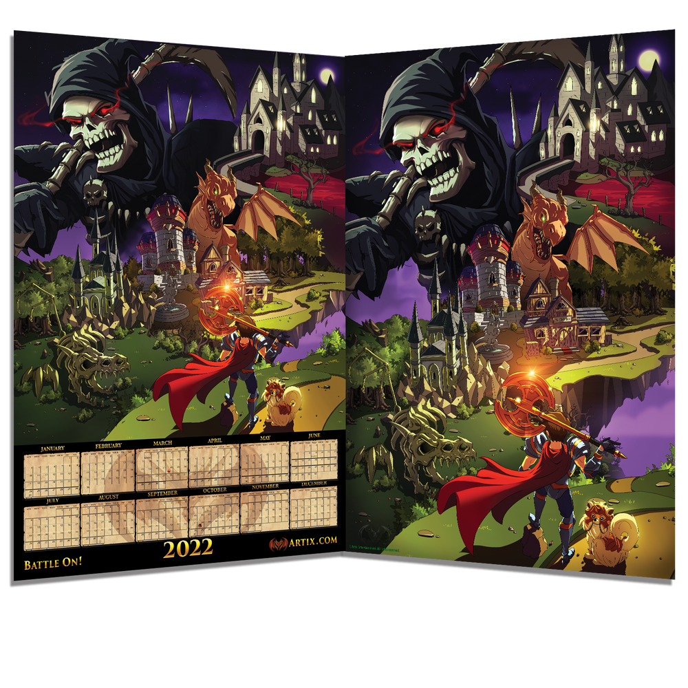 2022 Artix Calendar "20th Anniversary" Poster Heromart