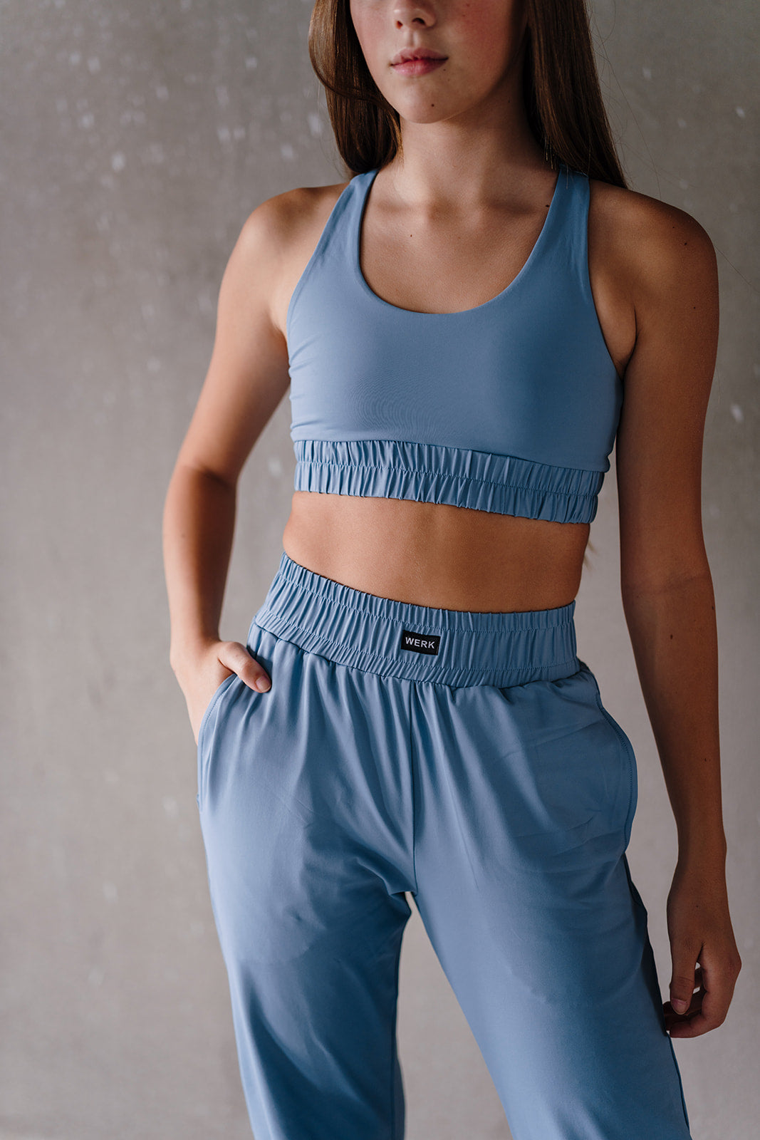 Chalk Blue Track Top - Image 3