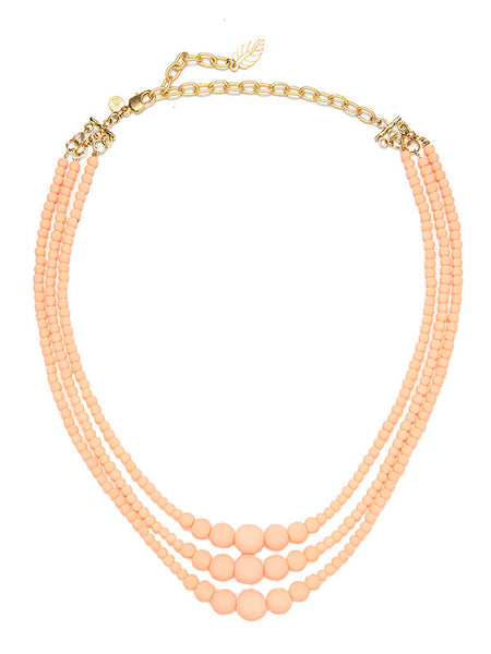 Three Strand David Aubrey Statement Necklace | Formoi Accessories