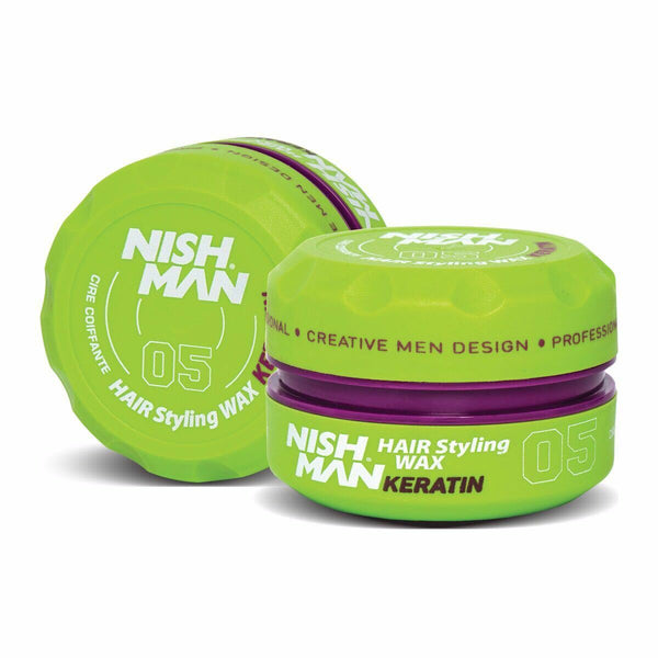 Nishman Hair Styling Spider Wax S4 Argan 5 oz - 6 Pack