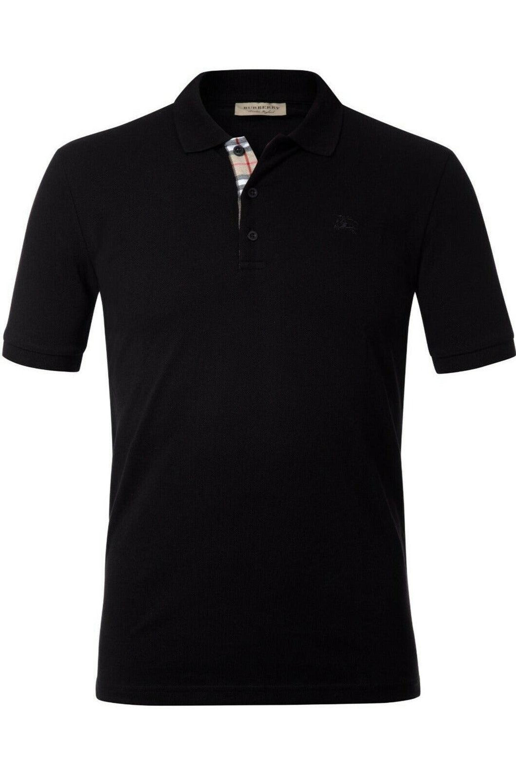 burberry black polo t shirt