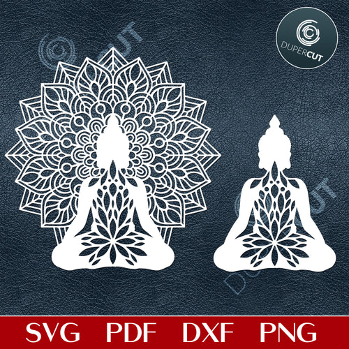 Download Sun Moon Mandala Svg Pdf Dxf Dupercut