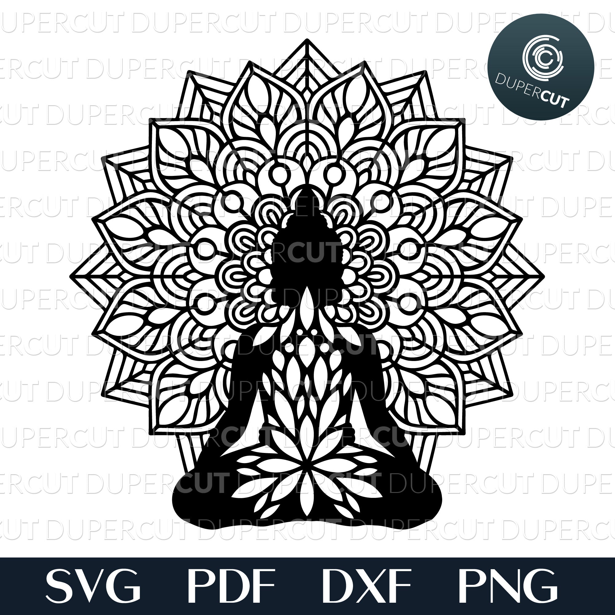 Download Buddha Svg Pdf Dxf Png Dupercut