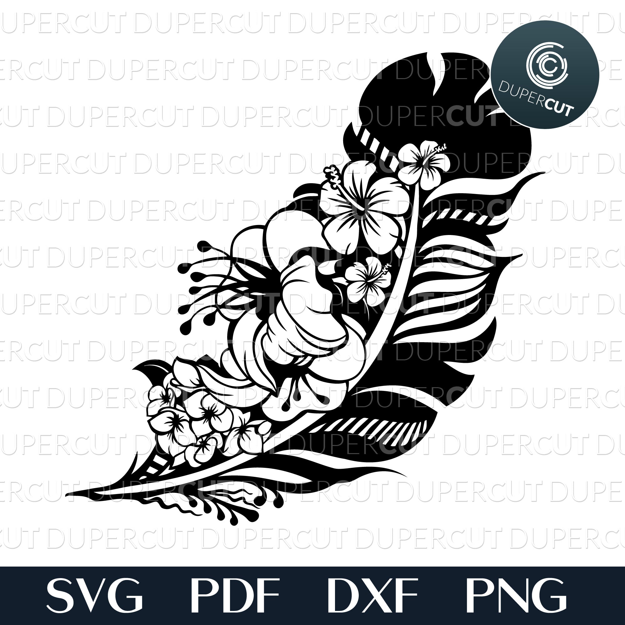 Download Flower Feather Svg Pdf Dxf Png Dupercut