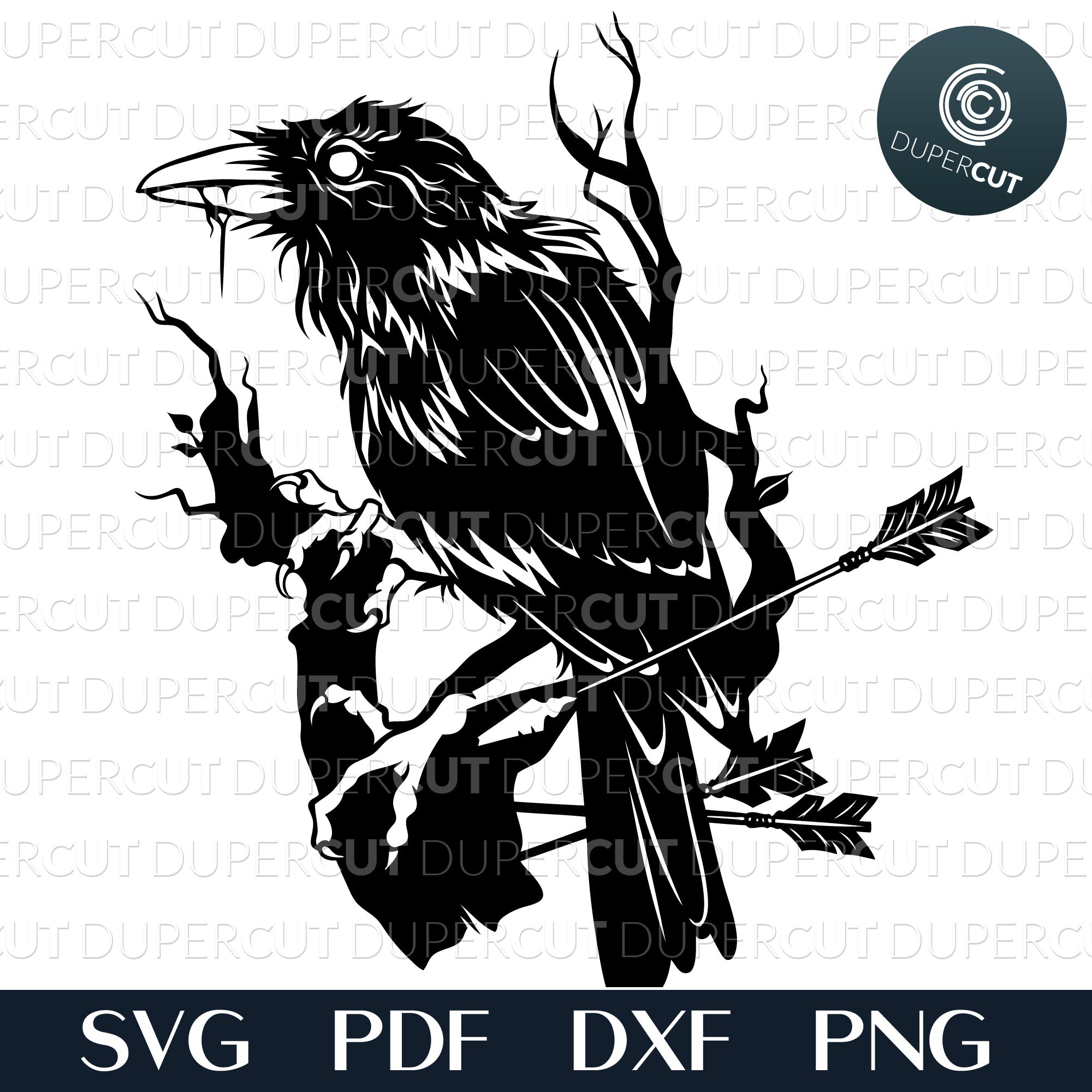 Download Raven Svg Pdf Dxf Png Dupercut