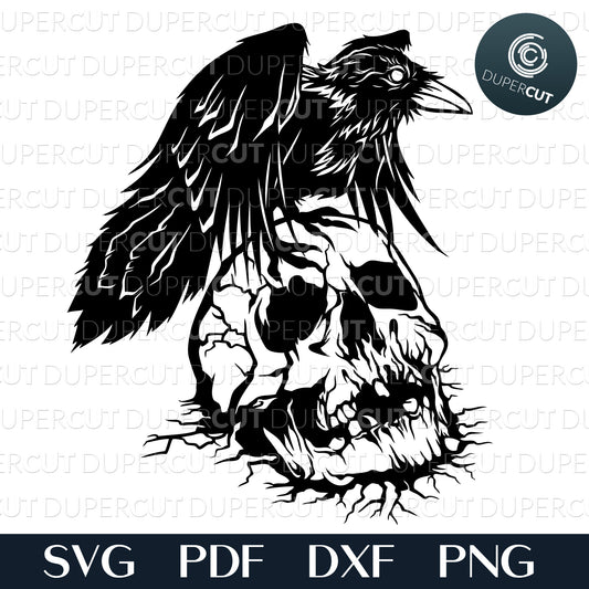 Skull and rose - SVG file Cutting File Clipart in Svg, Eps, Dxf, Png f –  BlackCatsSVG