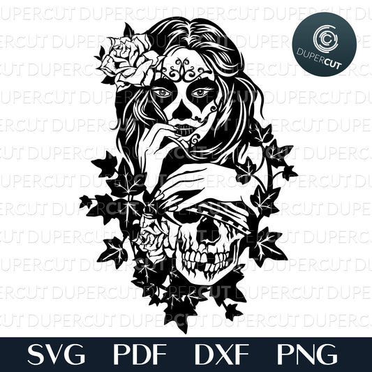 SVG0061 - Sugar Skull - SVG Cut File – CSDS Vinyl