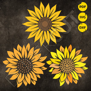 Sunflowers - SVG / PDF / PNG – DuperCut