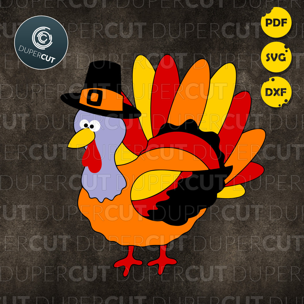 Download Thanksgiving Turkey Layered Files Svg Pdf Png Dupercut