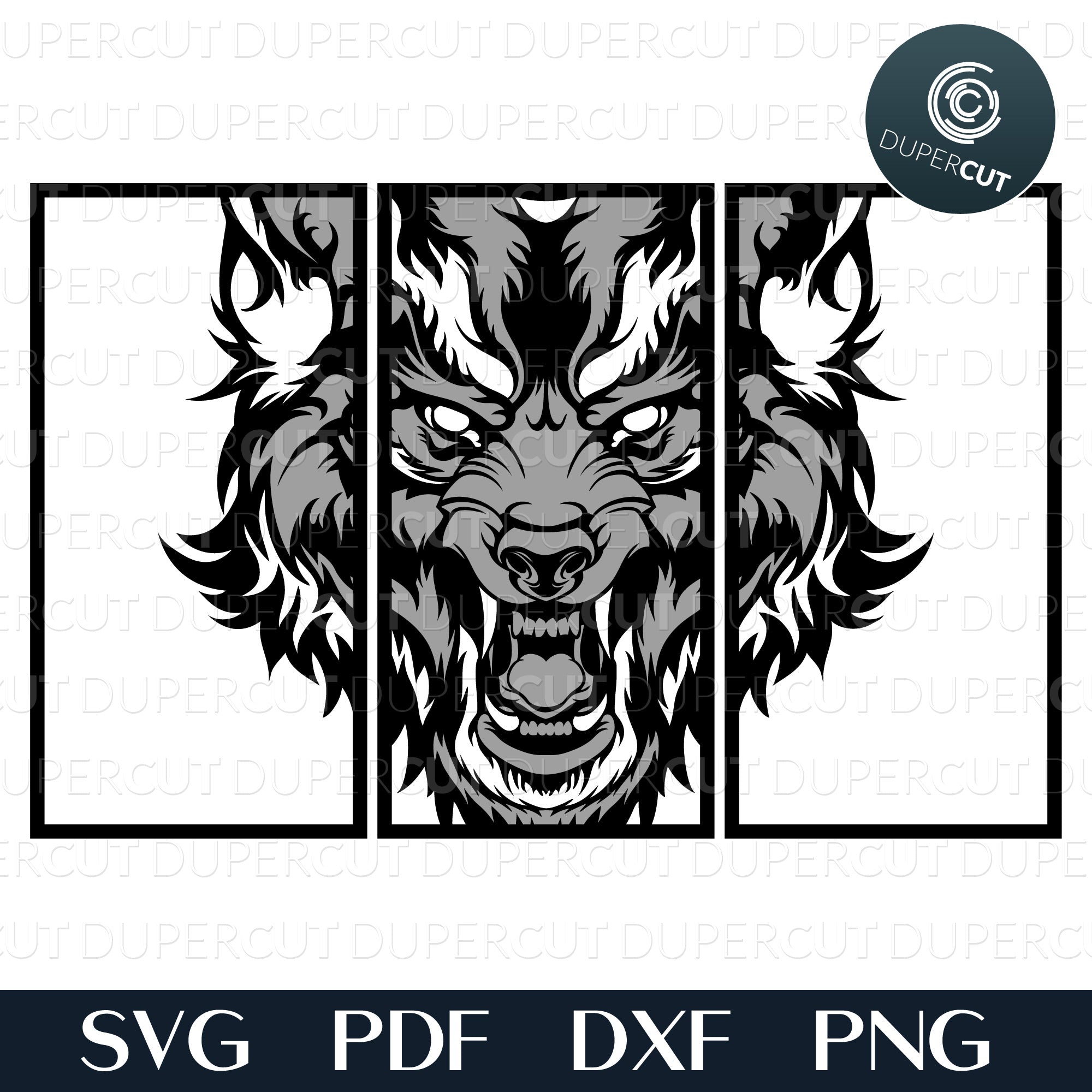 Free Free Layered Wolf Svg 526 SVG PNG EPS DXF File