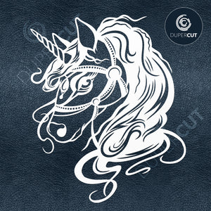 Free Free Unicorn Template Svg 155 SVG PNG EPS DXF File