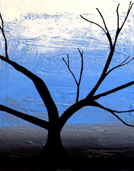 original abstract art uk ice tree painting