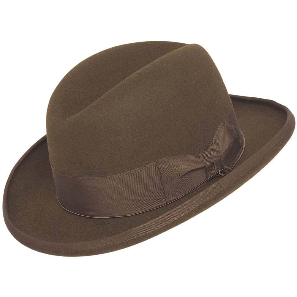 Alpha Smooth Fur Felt Homburg by Selentino