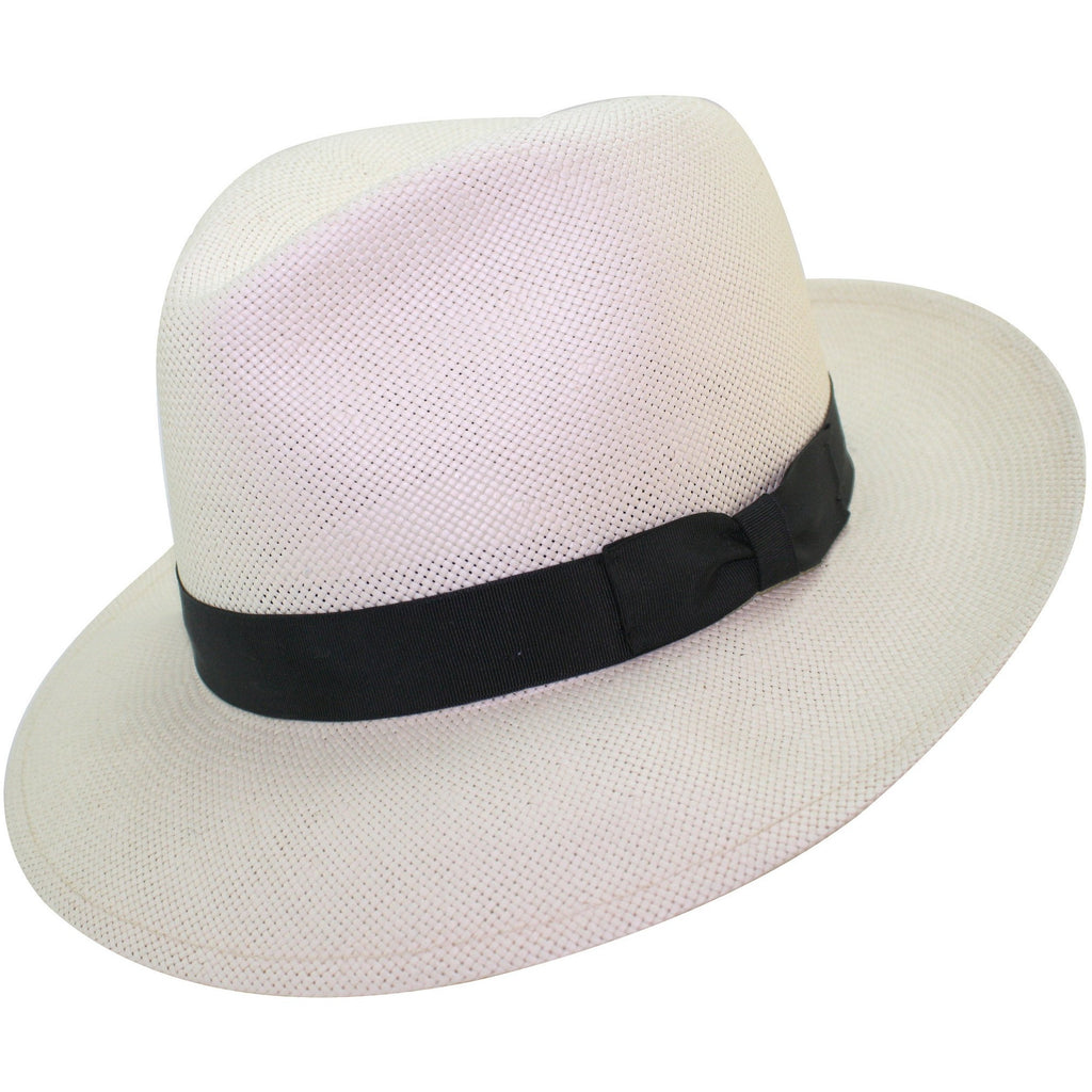 Millennium Shantung Panama Fedora by Levine Hat Co.