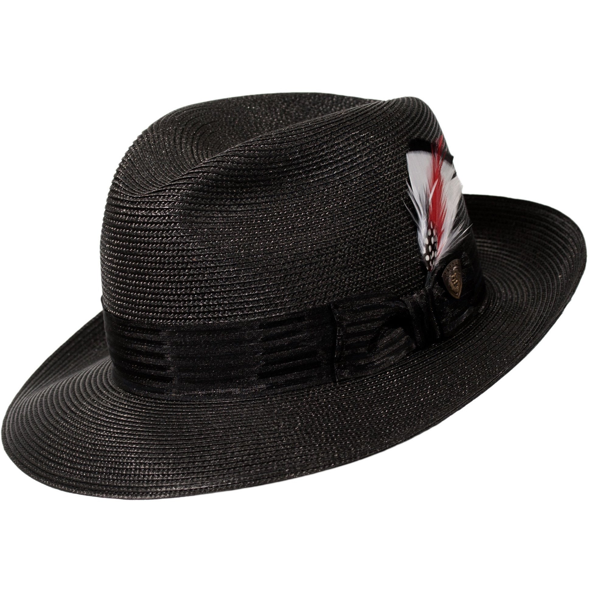 Harrod Milan Straw Classic Brim Fedora by Dobbs