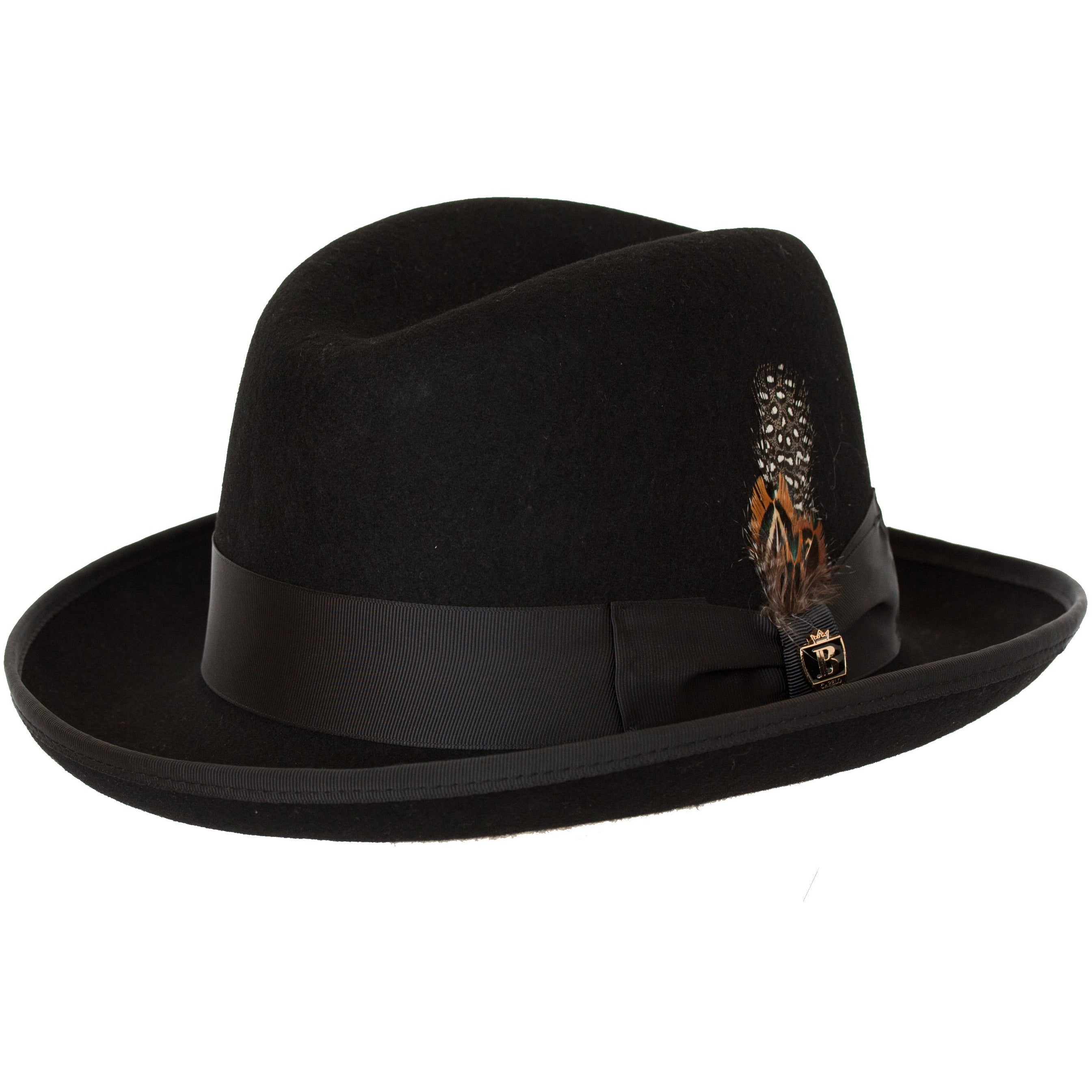 Godfather Firm Wool Felt Homburg by Bruno Capelo