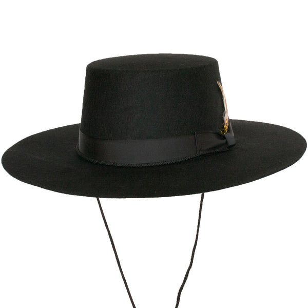 Bolero Wide Brim Flat Crown Hat by Capas - Levine Hat Co.