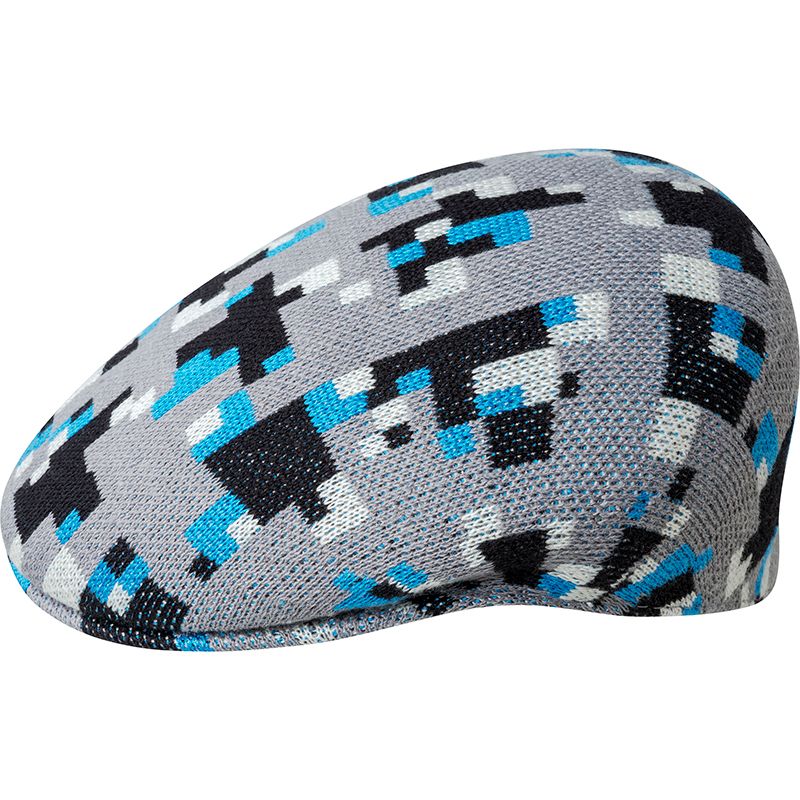 Pixelated Plaid 504 Cap by Kangol