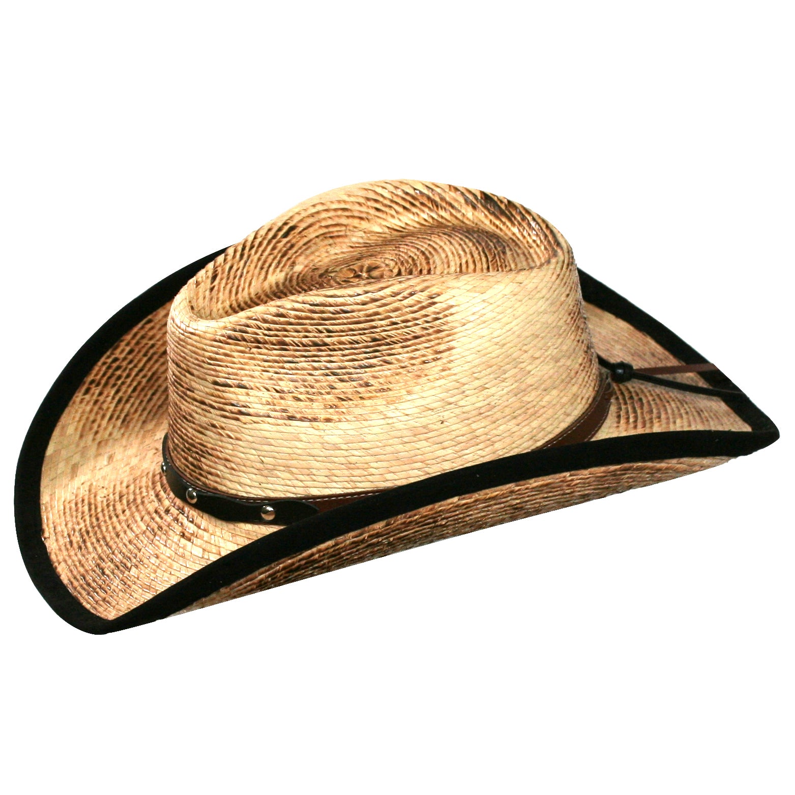 Western Palms Straw Cowboy Hat by Broner