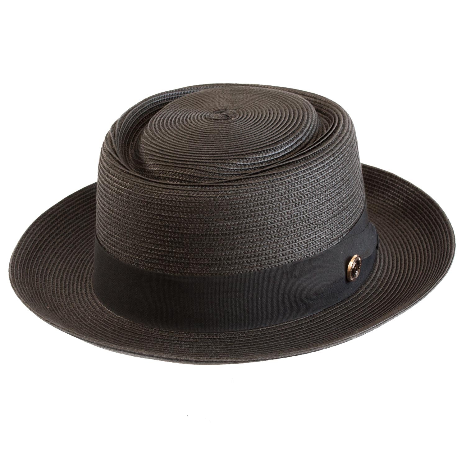 Monaco Straw Pork Pie Fedora by Bruno Capelo