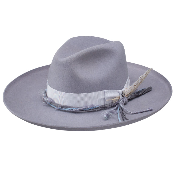 Oceanus Wide Brim Fedora by Stetson