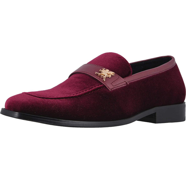 stacy adams red loafers