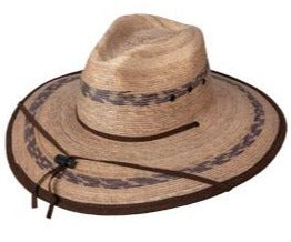 Key West Palm Straw Lifeguard Hat by Broner